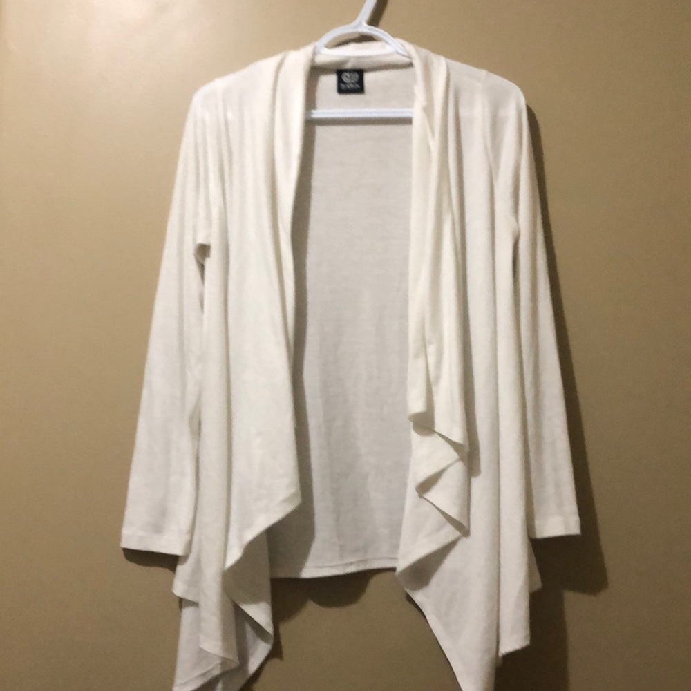 4for$20 Bobeau - white cardigan